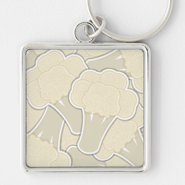 Funky cauliflower keychain (Front)