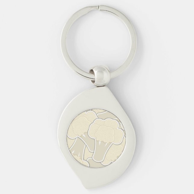 Funky cauliflower keychain (Front)