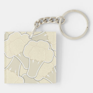 Funky cauliflower keychain