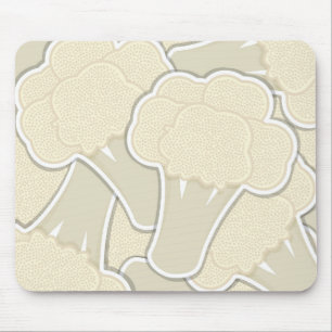 Funky cauliflower mouse pad