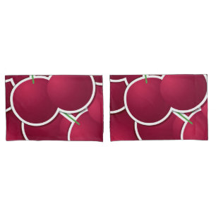 Funky cherry pillowcase