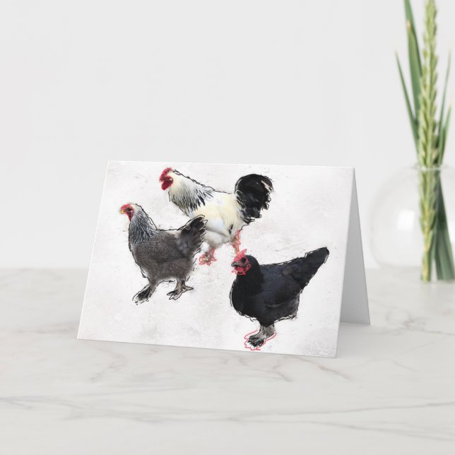 Funky Chickens Card (Front)