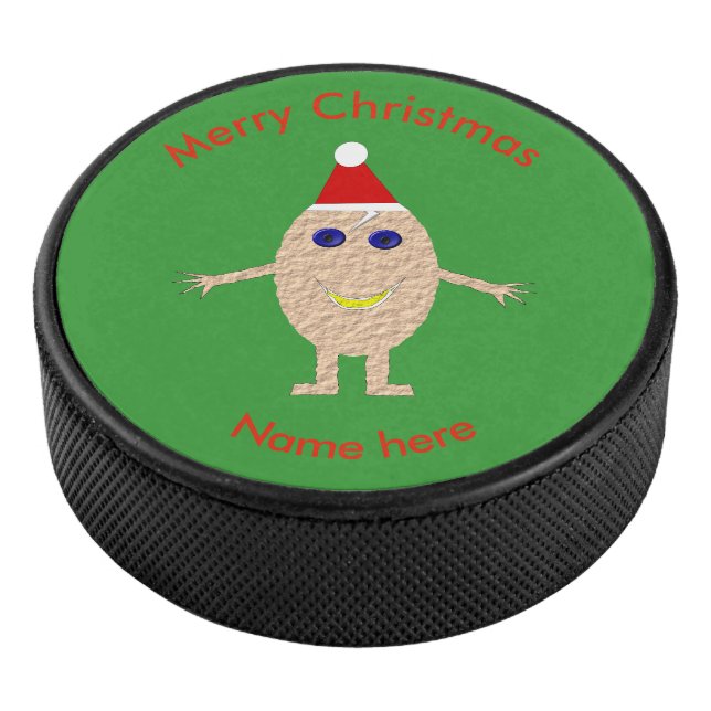 Funky Christmas Egg Hockey Puck (3/4/2016 12:00:00 AM)