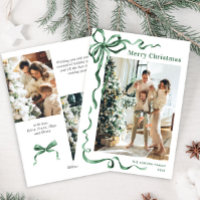 Funky Christmas Sage Green Bow Ribbon 3 Photo