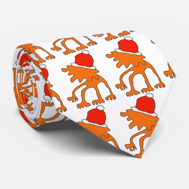 Funky Christmas Tie! Tie (Rolled)