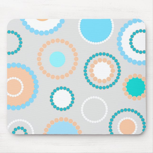 Funky circles - Mousepad (Front)