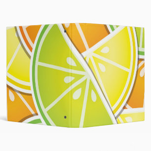 Funky citrus wedges binder
