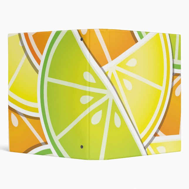 Funky citrus wedges binder (Background)
