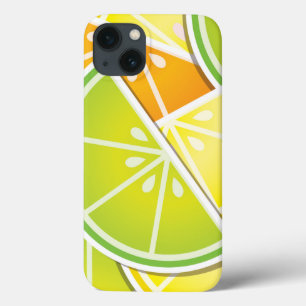 Funky citrus wedges iPhone 13 case