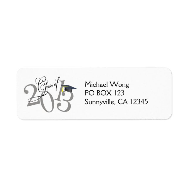 Funky Class of 2013 Address labels (Front)
