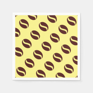 Funky Coffee Bean Napkin