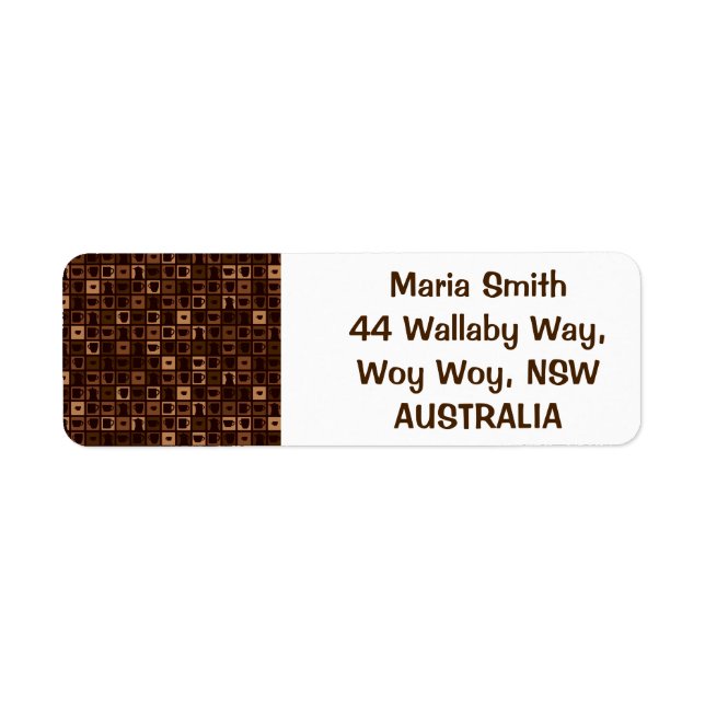 Funky coffee mosaic (Front)