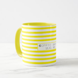 Funky Colorful Coffee Mania Mug #1 Cup