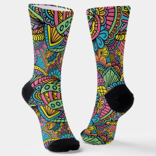 Funky Colour Abstracts Socks