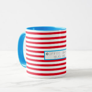 Funky Colourful Coffee Mania Mug #1 Cup