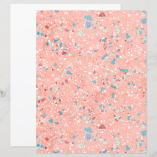 Funky Colourful Mosaic Art Scrapbook Paper