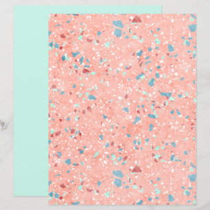 Funky Colourful Mosaic Art Scrapbook Paper