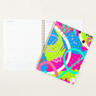 Funky Colourful Pop Art Planner