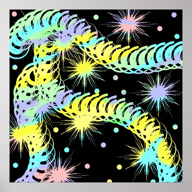 Funky Colourful Poster (Front)