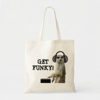 Funky cool meerkat dj