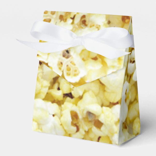 Funky Cool Popcorn Design Favor Box (Front Side)