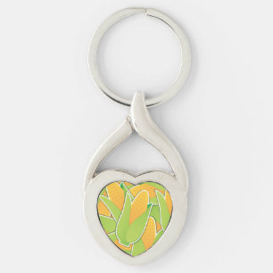 Funky corn keychain
