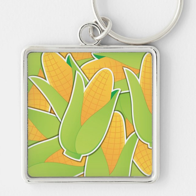 Funky corn keychain (Front)