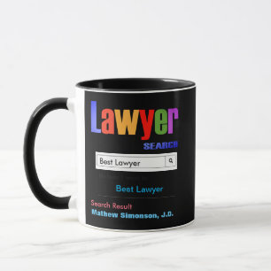 Funky Custom Meilleur Avocat Cadeau Mug