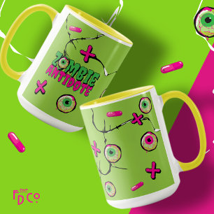 Funky Cute Funny Zombie Antidote Pun Mug