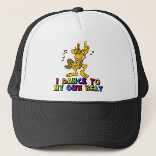 Funky Dancing Cat Be Unique Rainbow Autism Trucker Hat