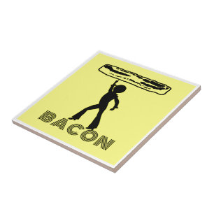 Funky Disco Bacon Tile