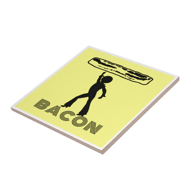 Funky Disco Bacon Tile (Side)
