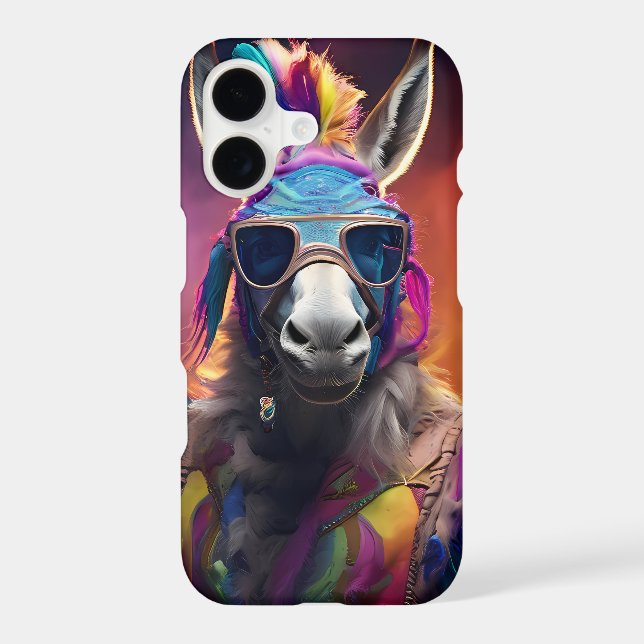 Funky Donkey Blue Glasses  (Back)