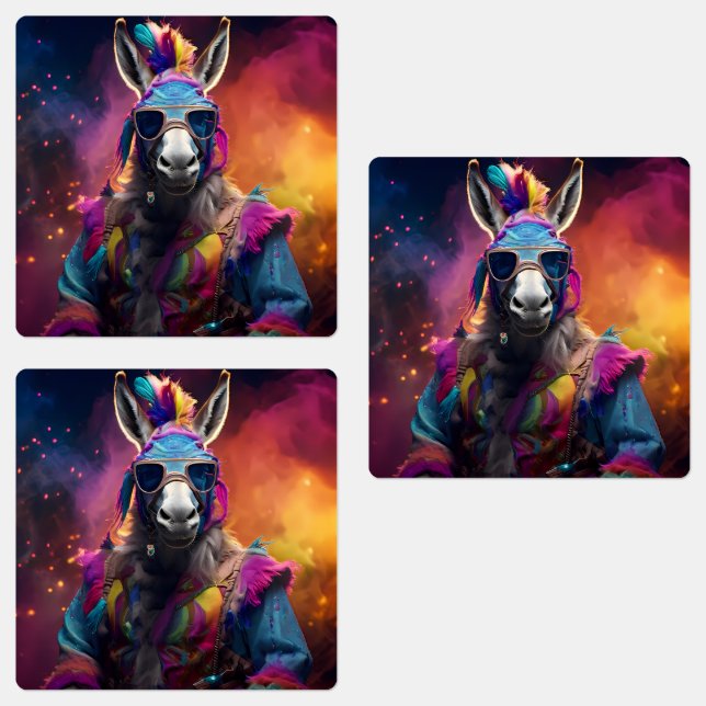 Funky Donkey Blue Glasses  (Group)