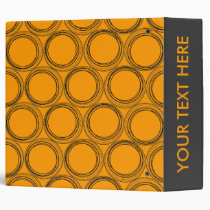 Funky Doodle Circles Binder