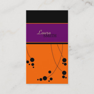 Funky Dots Business Cards