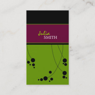 Funky Dots Business Cards