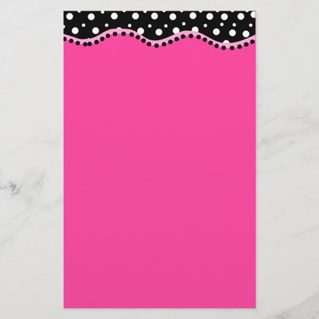 Funky Dots Stationery (Front)