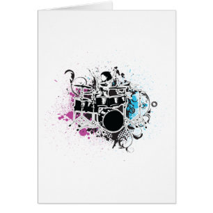 funky drummer vector design