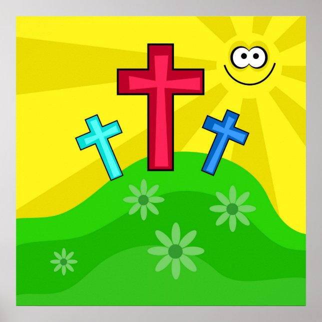 Funky Easter Poster (Front)