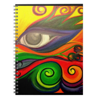 Funky eye notebook