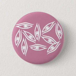 Funky Eye Pattern Product 2 Inch Round Button