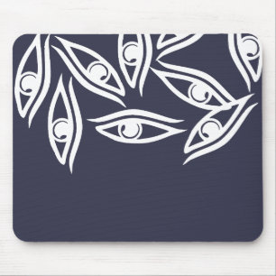 Funky Eye Pattern Product Mouse Pad
