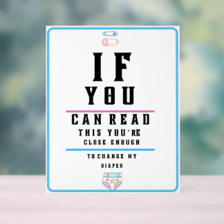 Funky Eye Test Chart Changer ma couche