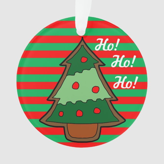 Funky Festive Tree Ornament (Front)