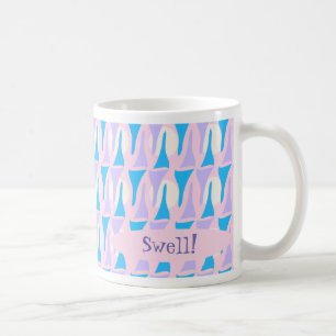 Funky Fifties Custom Swanky Kitsch Fun Pattern Coffee Mug