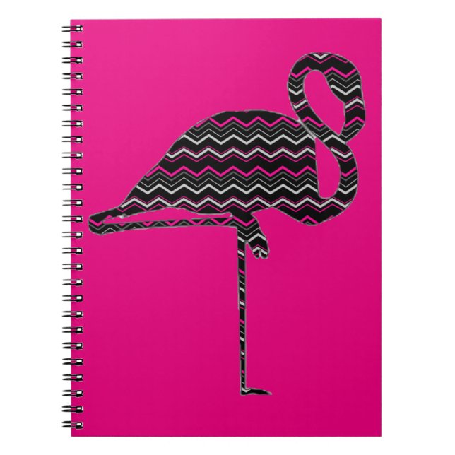 Funky flamingo notebook (Front)