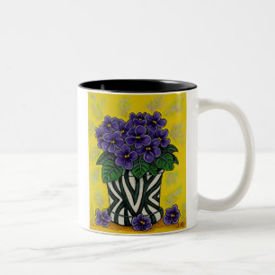 Funky Floral Coffee Mugs
