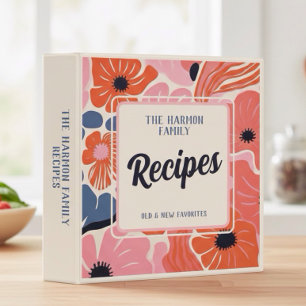 Funky Floral Family Recette 3 Cercles Classeur