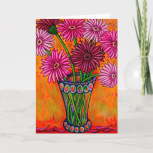 Funky Floral Greeting Cards